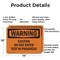 Signmission Caution Do Not Enter Test In Progress OSHA Warning Sign, Aluminum, 14in W x 10in L, 2PK OS-2PACK-WS-A-1014-L-12007 - alternate 5